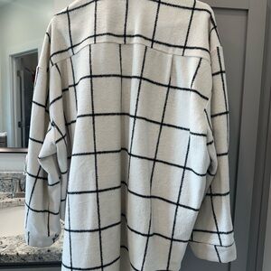 Black and White Plaid Shacket